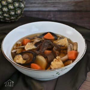 黃金蟲草燉菇菇800g|蔬食料理包