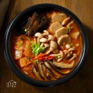 韓式泡菜菇菇醬500g(小辣)|拌飯拌麵|蔬食料理包